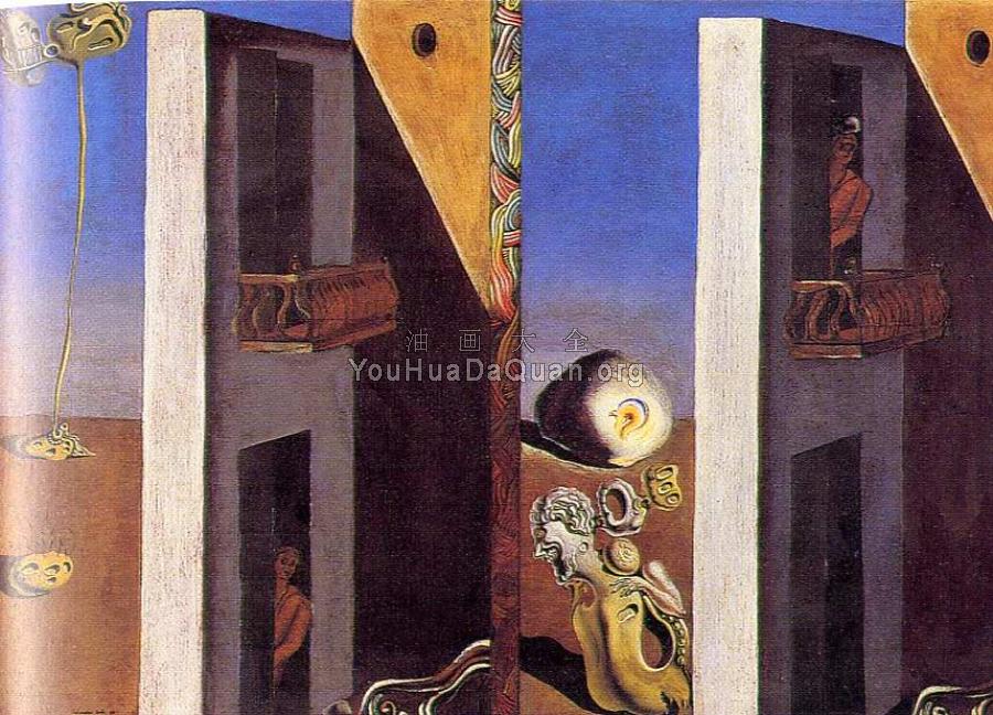 倾听大海的满脸病容的人 - 萨尔瓦多·达利